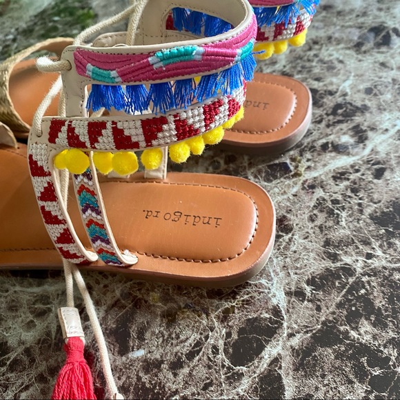 ✨Host Pick✨Indigo Rd. Lace Up Tassel Sandal - Picture 3 of 4